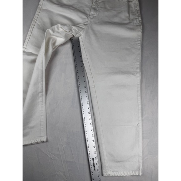 Lee White Elastic Waist Jeans‎ / Pants - Picture 6 of 8